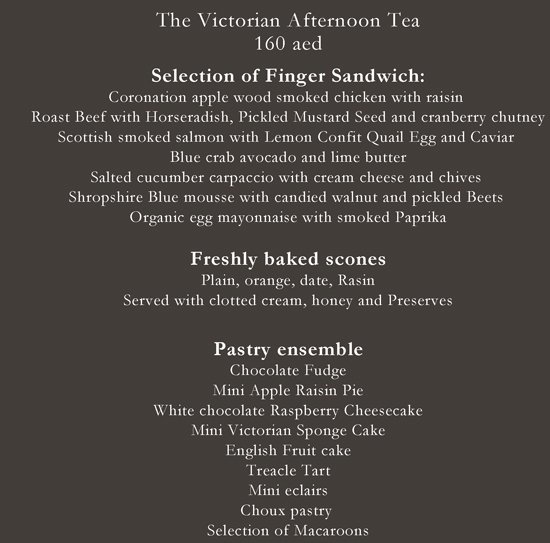 The Victorian Menu2