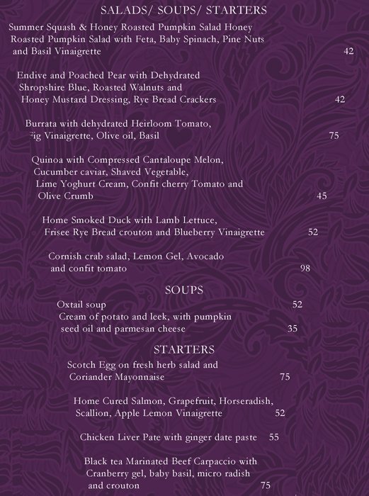 The Victorian Menu8